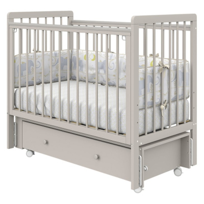 Кровать детская с продольным маятником Pituso Tiny Кашемир 01